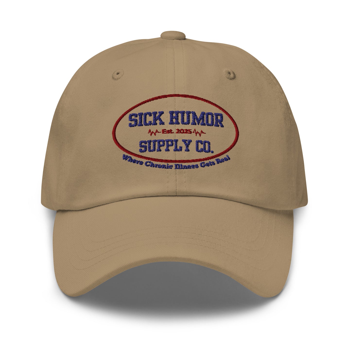 Sick Humor Supply Co. Logo – Embroidered Chronic Illness Hat
