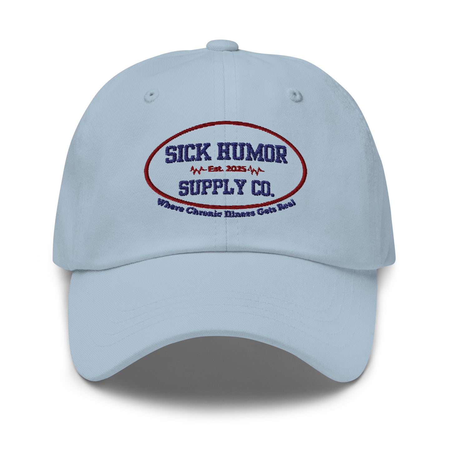 Sick Humor Supply Co. Logo – Embroidered Chronic Illness Hat