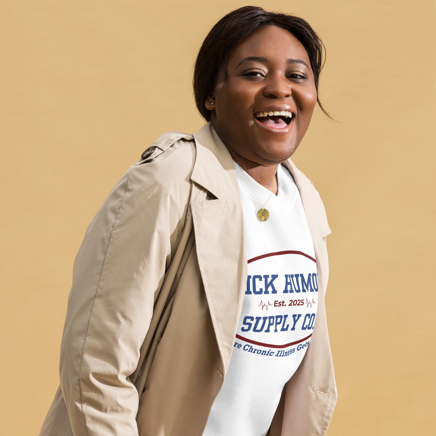 Sick Humor Supply Co. Logo Sweatshirt – Chronic Illness Lifestyle Sweatshirt