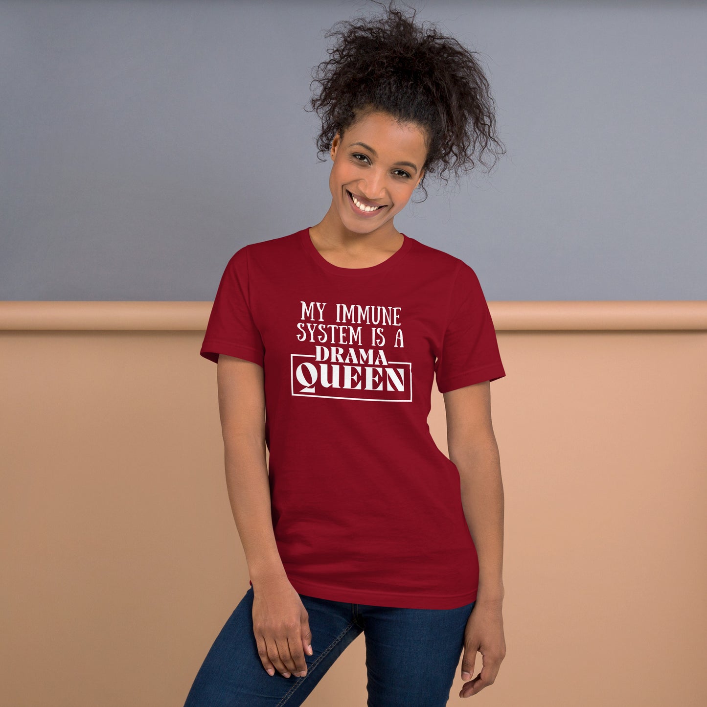 My Immune System Is a Drama Queen – Funny Chronic Illness T-Shirt - White Design