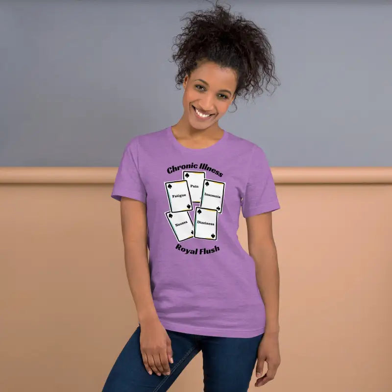 Chronic Illness Royal Flush | Funny Chronic Illness Shirt | Black Design