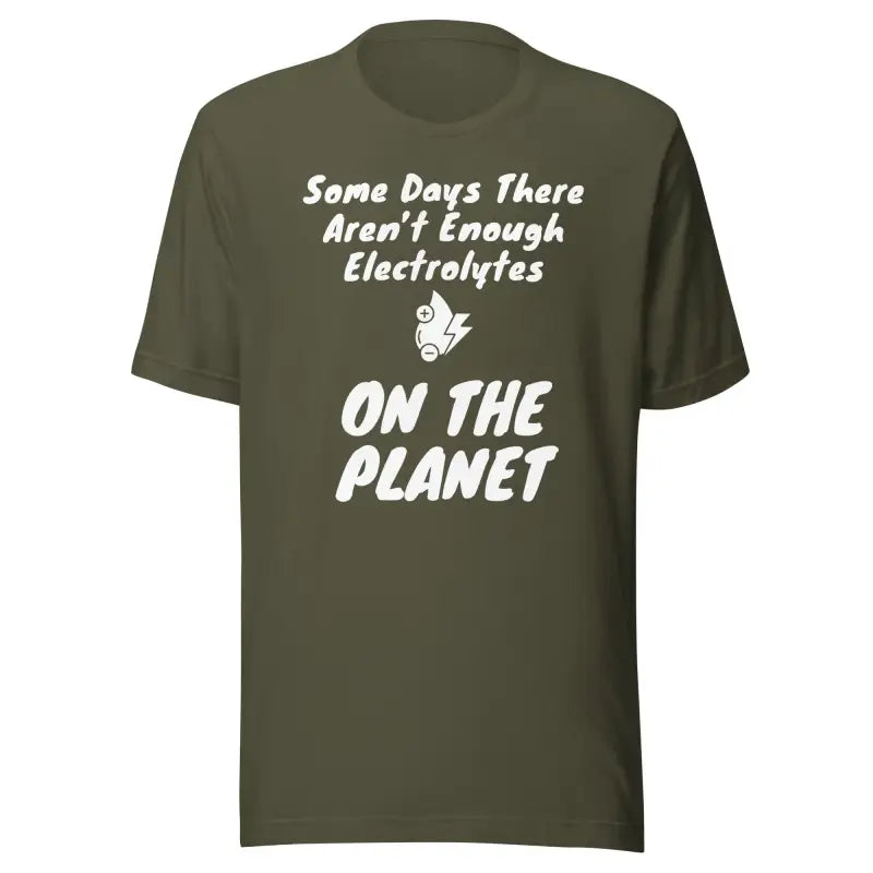 Some Days There Aren’t Enough Electrolytes on the Planet – Funny Chronic Illness Shirt – White Design