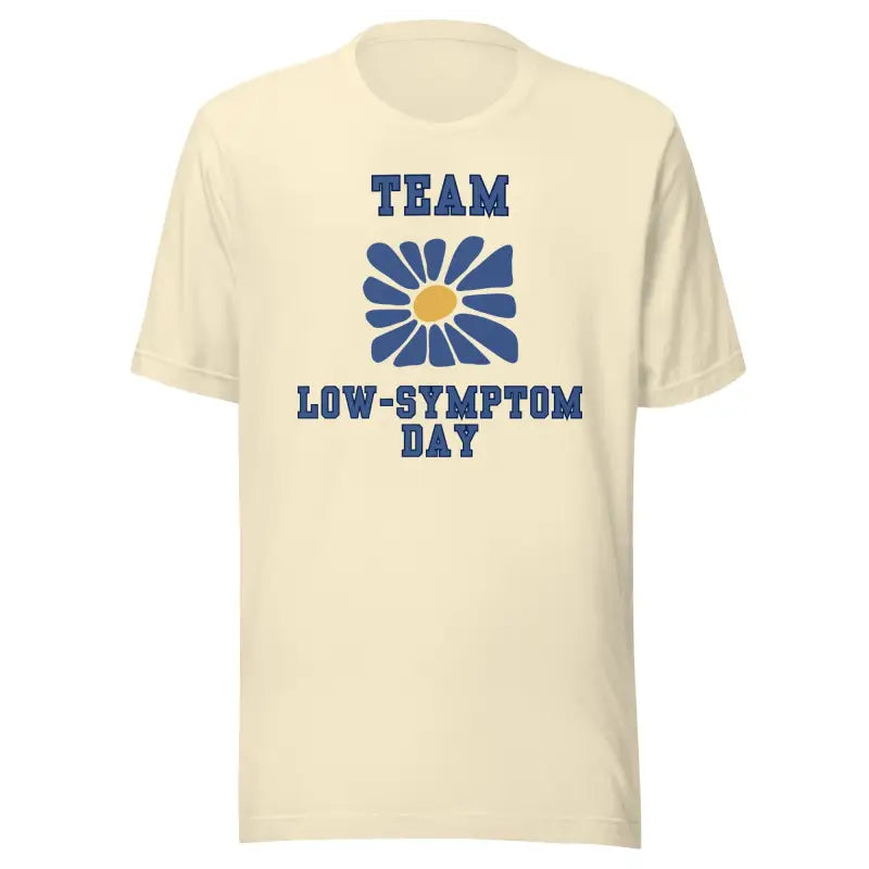 Team Low-Symptom Day – Chronic Illness Shirt | Blue Design