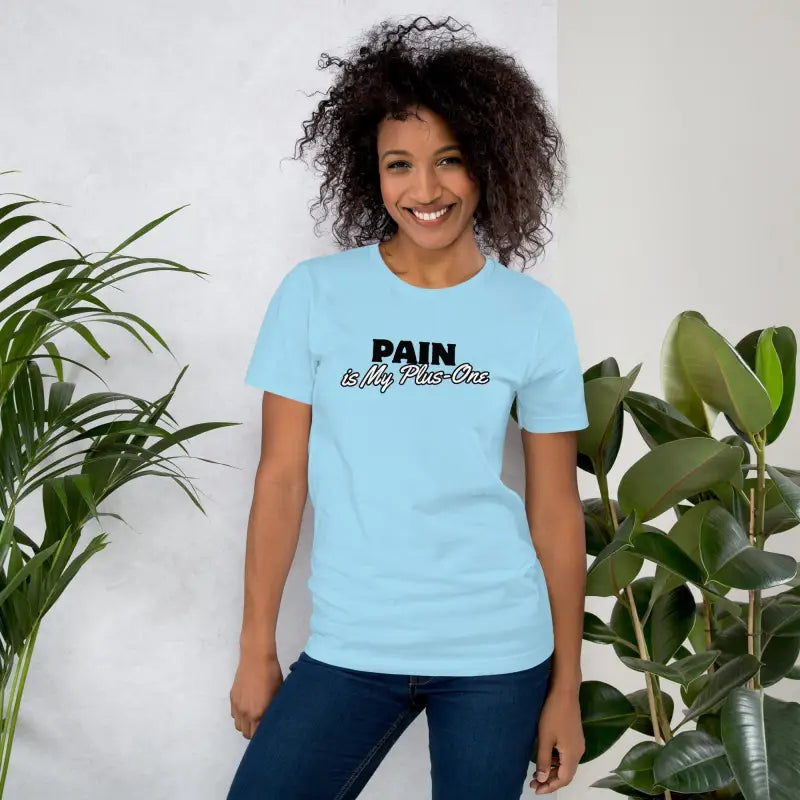 Pain Is My Plus-One – Chronic Illness Shirt (Black design)