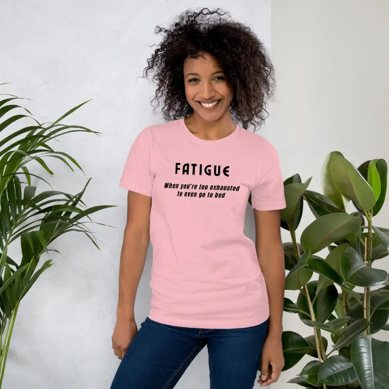 Fatigue - Too Tired to go to Bed – Funny Chronic Illness T-Shirt (Black design)