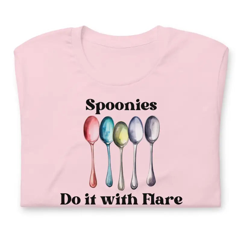Spoonies Do It With Flare – Spoonie Shirt – Black Design