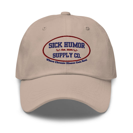 Sick Humor Supply Co. Logo – Embroidered Chronic Illness Hat