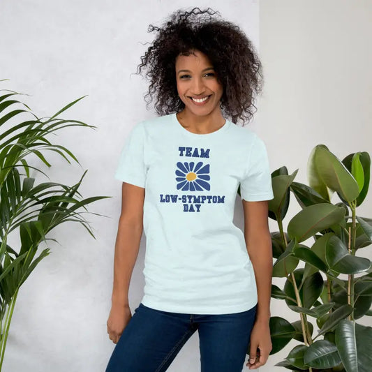 Team Low-Symptom Day – Chronic Illness Shirt | Blue Design