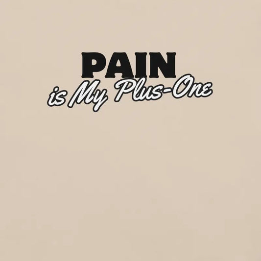 Pain Is My Plus-One – Chronic Illness Shirt (Black design)